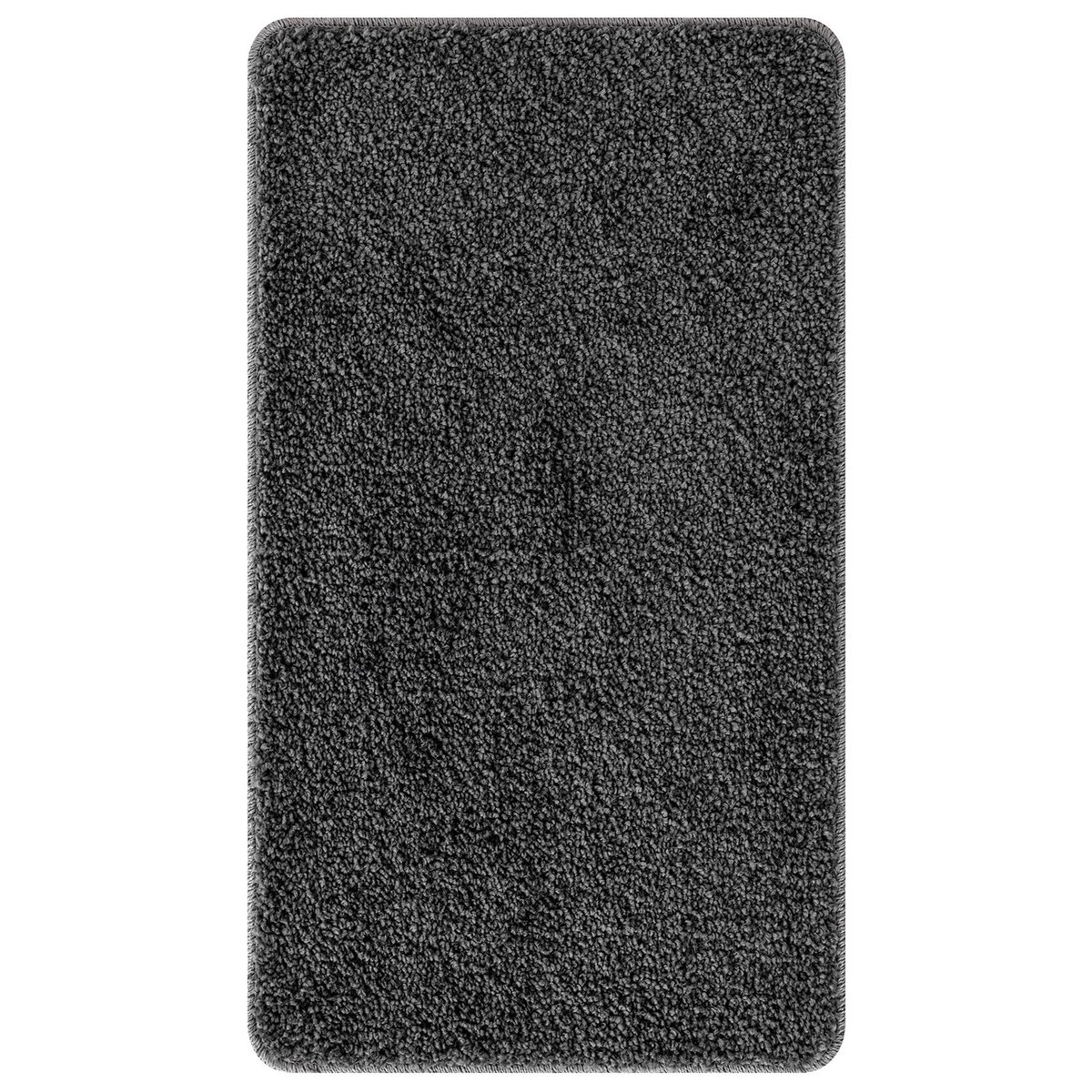 vidaXL Ciemnoszary Mikrofibra 70 x 120 cm Mata łazienkowa Prostokątna