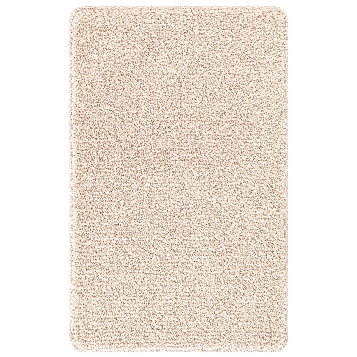 vidaXL Kremowy Bawełna 50 x 80 cm Antypoślizgowy Dywaniki łazienkowe