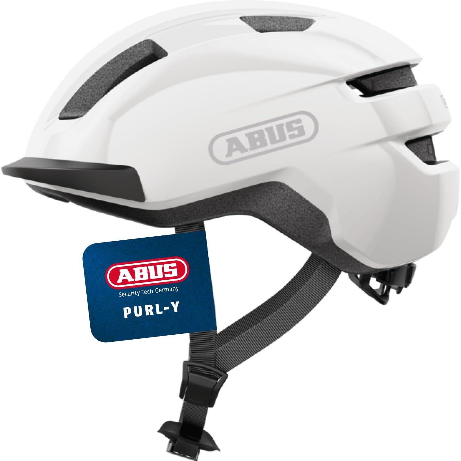 Kask rowerowy Abus Purl-Y shiny white L 57-61cm Opis!