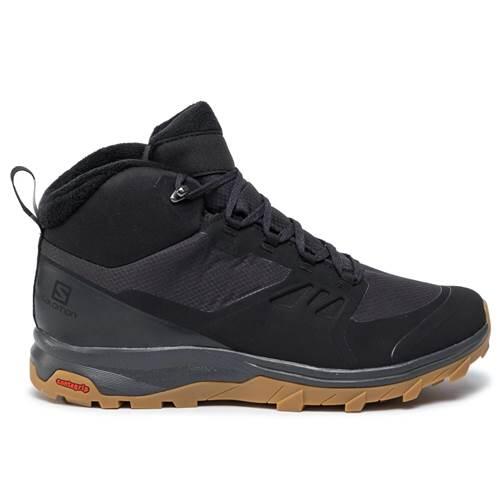 Salomon Outsnap CSWP Buty Mężczyźni, black/ebony/gum1a UK 9,5 EU 44 2020 Trapery turystyczne L40922000032-9,5