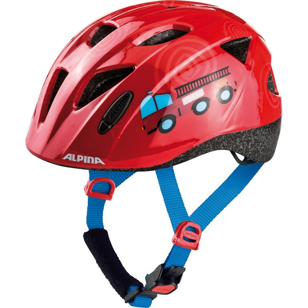 Alpina Ximo Kask rowerowy dziecięcy - Firefighter, 47-51 cm (A9711154)