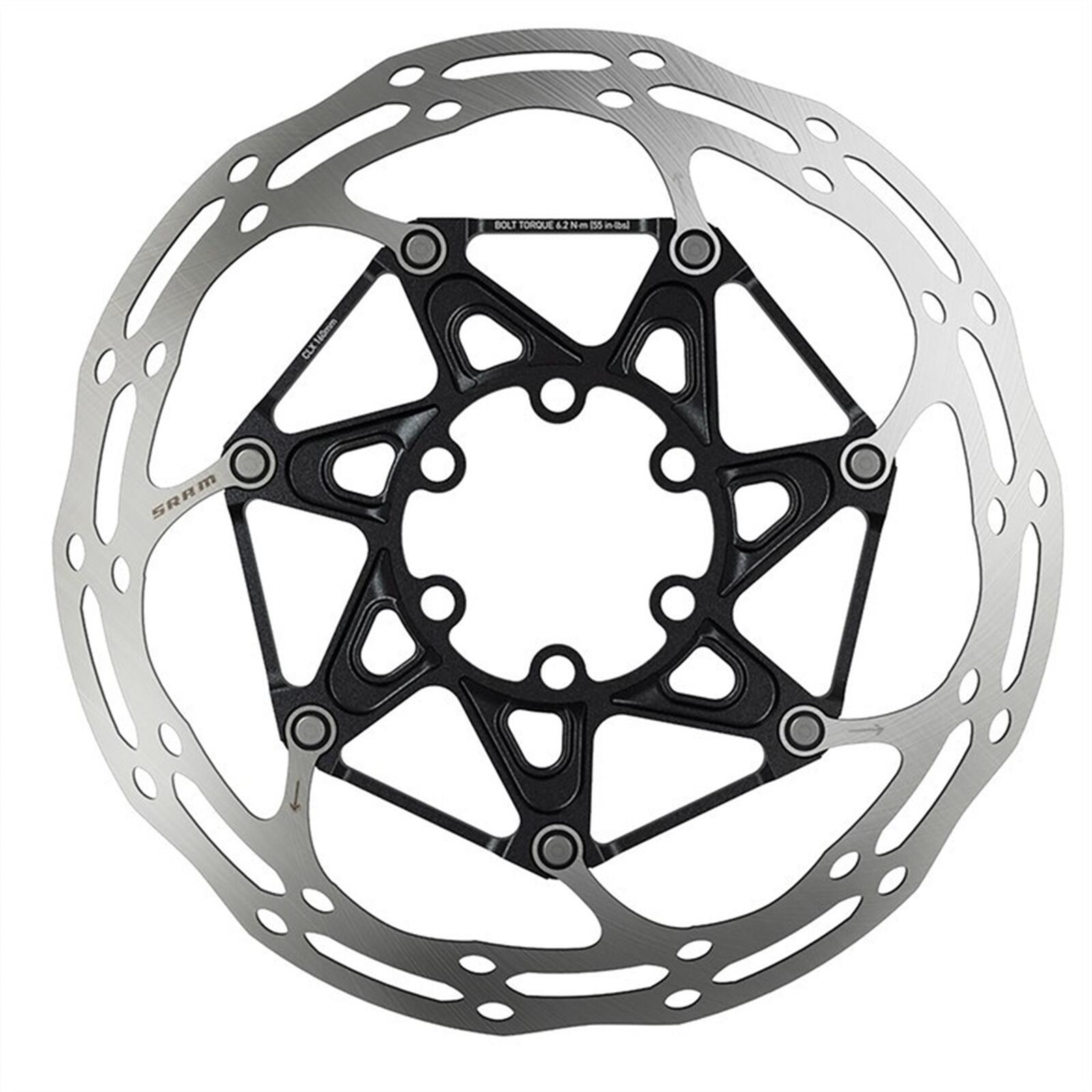 Sram SRAM Center Line Rounded tarcza hamulcowa dwuczęściowy srebrna/czarna 2018 tarcze hamulcowe, srebrny, 160mm 00.5018.037.019