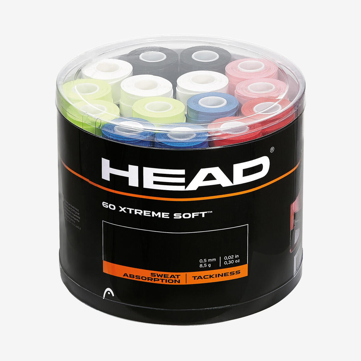 Head Xtreme Soft 60ER Mixed over Grip, wielokolorowa, One Size 285425