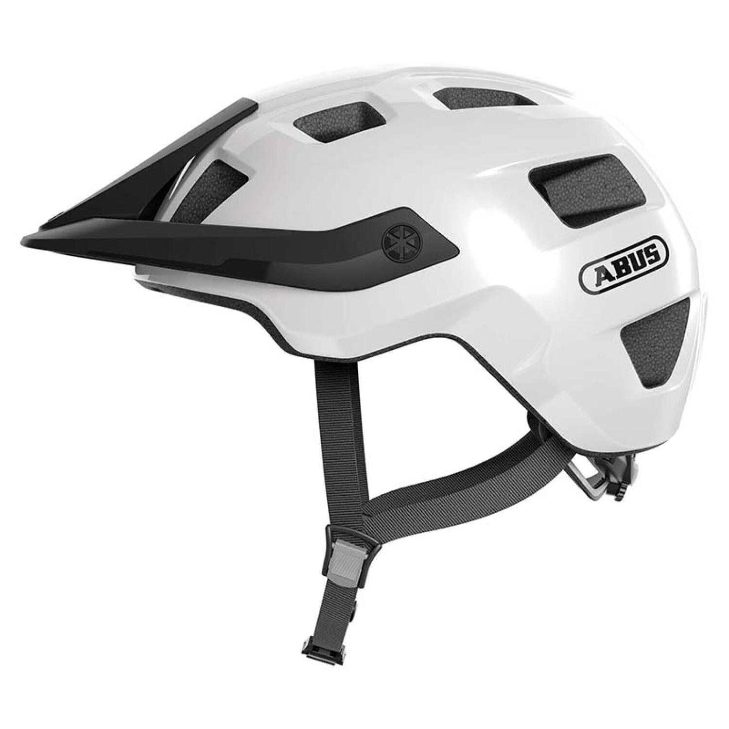Abus Motrip Helmet, biały S | 51-55cm 2022 Kaski MTB 64709