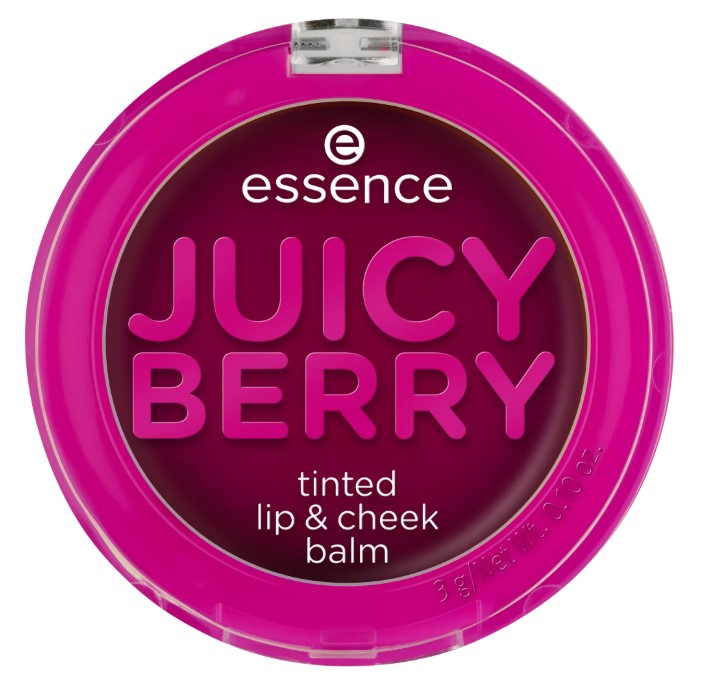 Essence Juicy Berry Jagodowy Balsam do Ust i Policzków