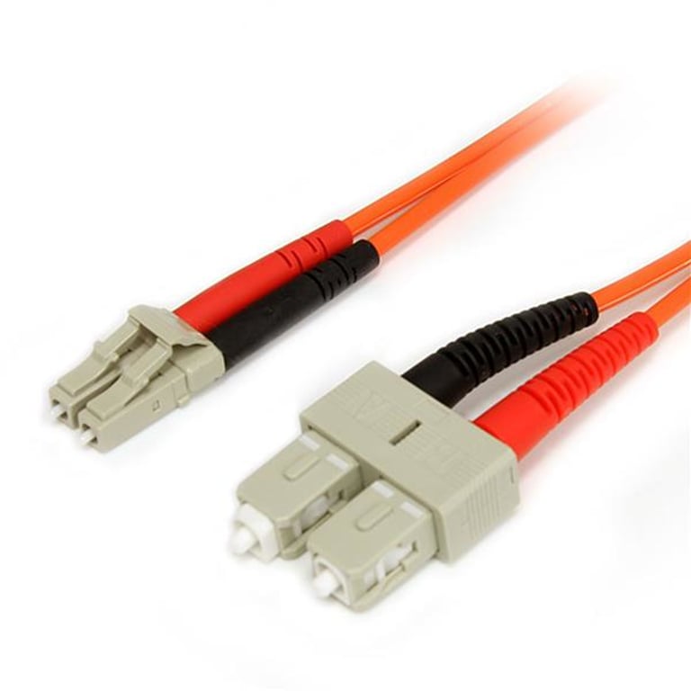 StarTech FIBLCSC2 kabel optyczny 2 m LC SC Pomarańczowy