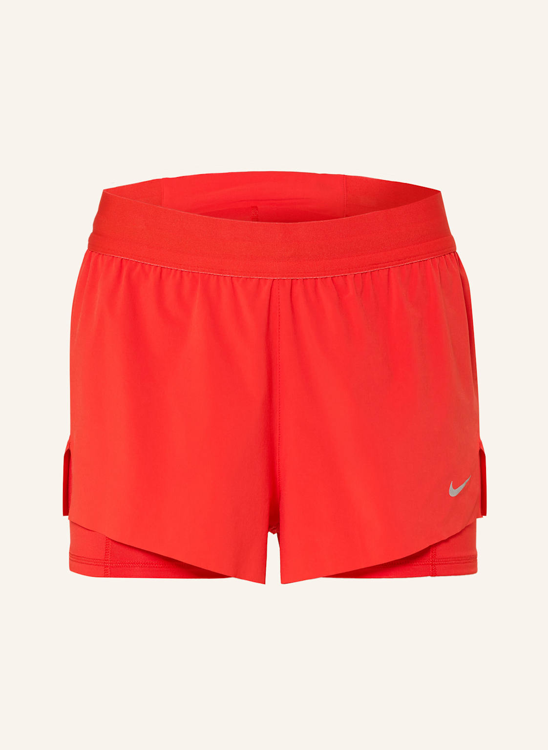 Nike Szorty Do Biegania 2 W 1 Dri-Fit Swift rot