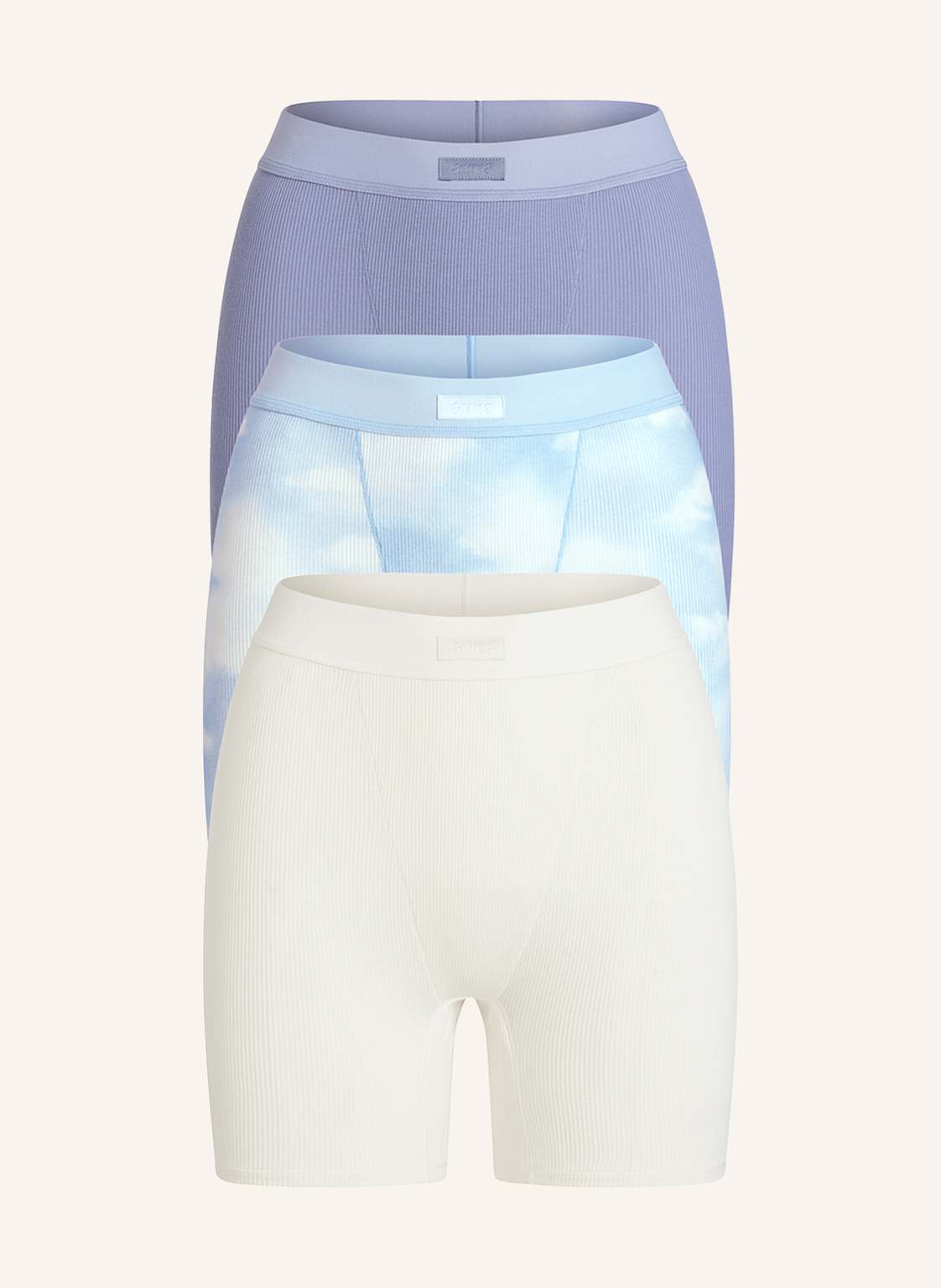 Skims Szorty Rekreacyjne Cotton Rib, 3 Szt. blau