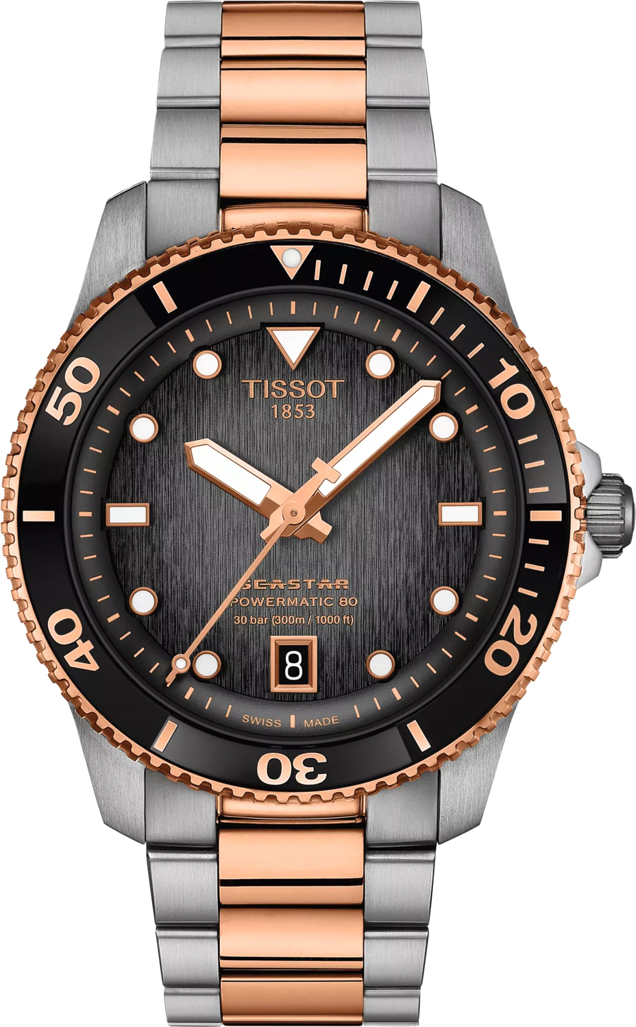 Zegarek Tissot T120.807.22.051.01 Seastar 1000 Powermatic 80 40mm