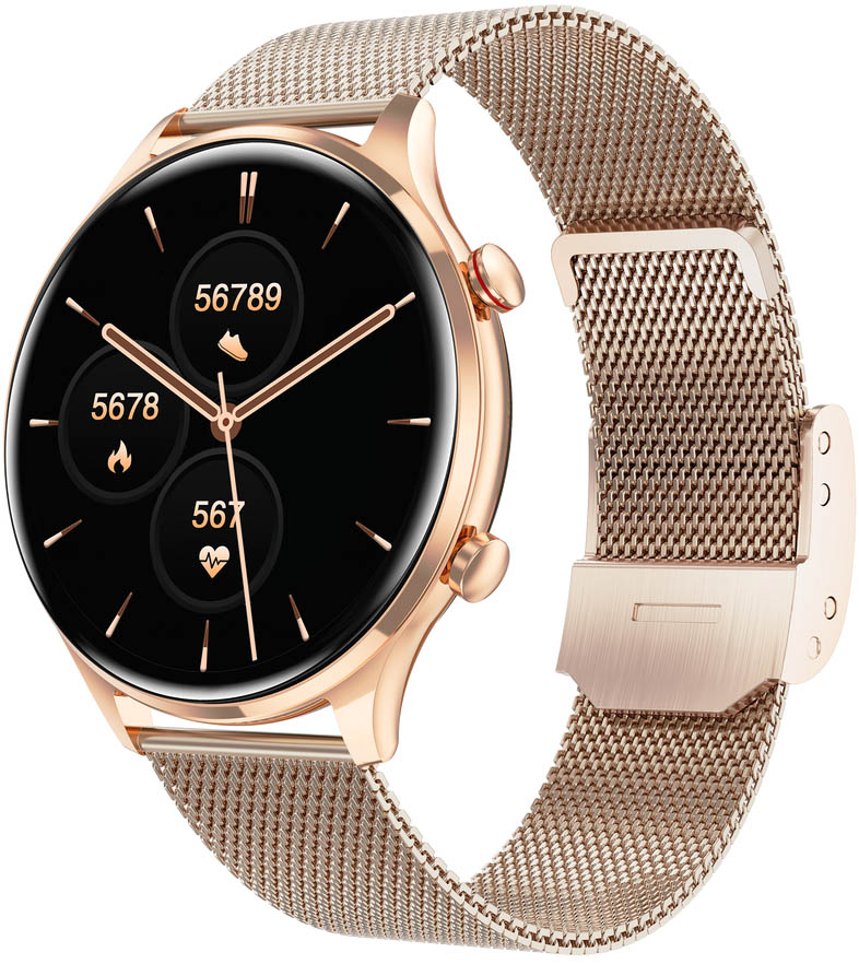 Hagen HC78.110.1110.5310-SET Smartwatch HC78 Różowe Złoto