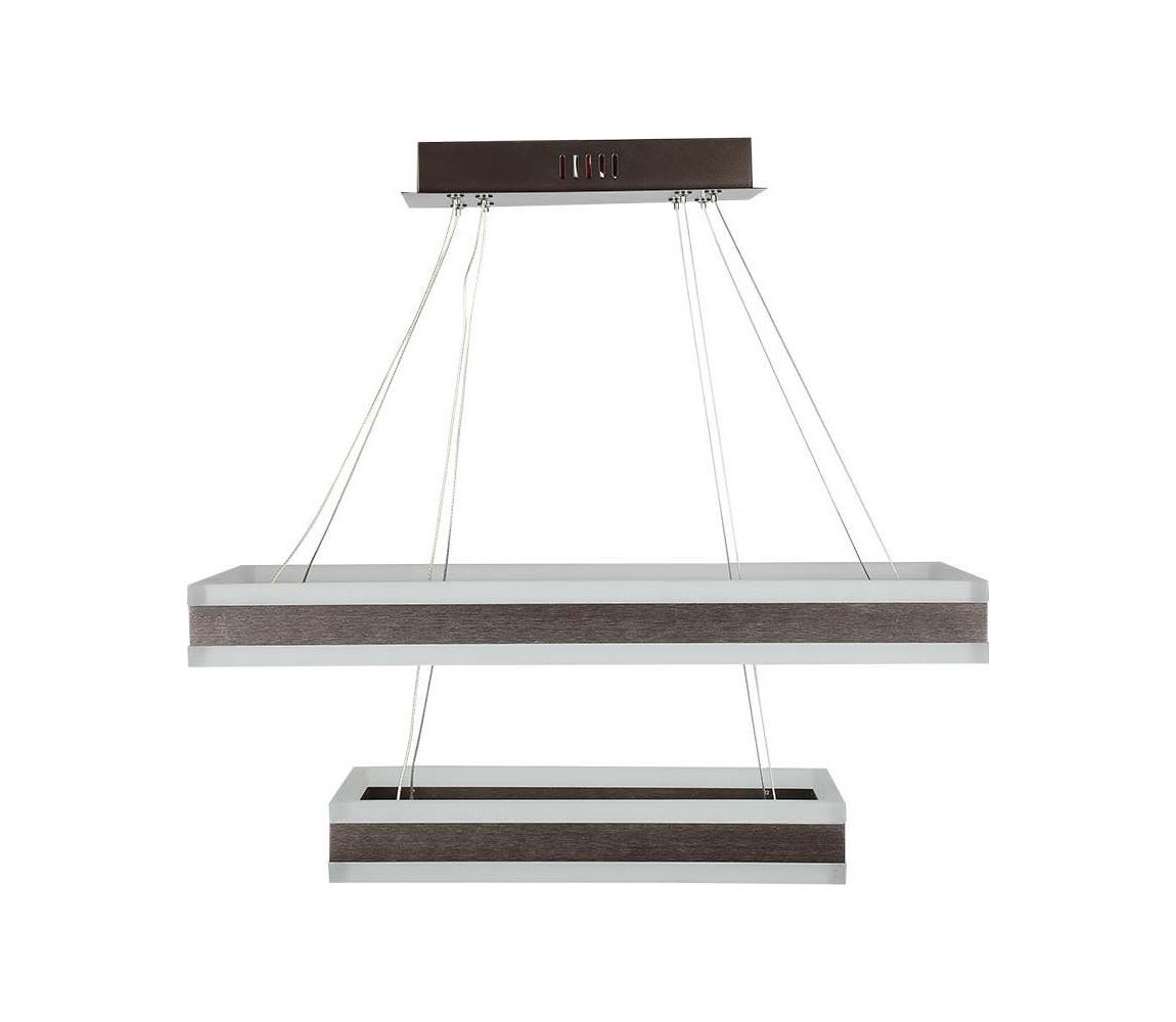 LED Żyrandol ściemnialny na lince LED/113W/230V 3000K brązowy