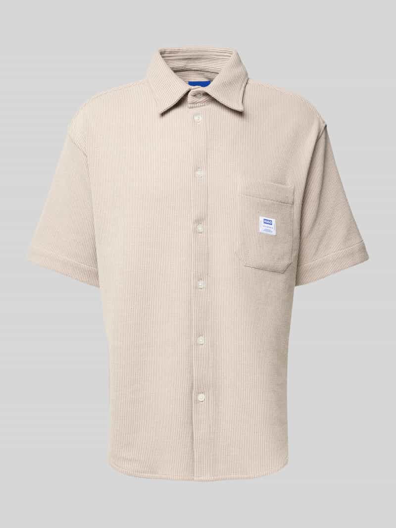 Koszula casualowa o kroju regular fit z kieszenią na piersi model ‘Ebronn’