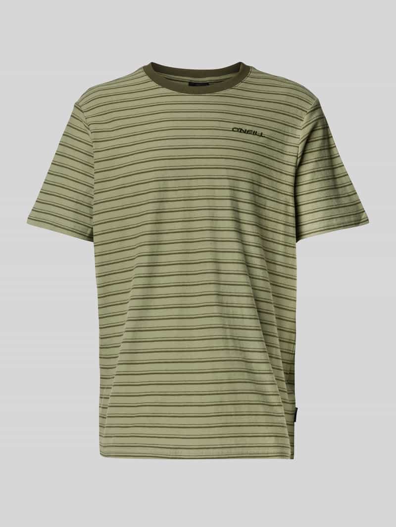 T-shirt z wyhaftowanym logo