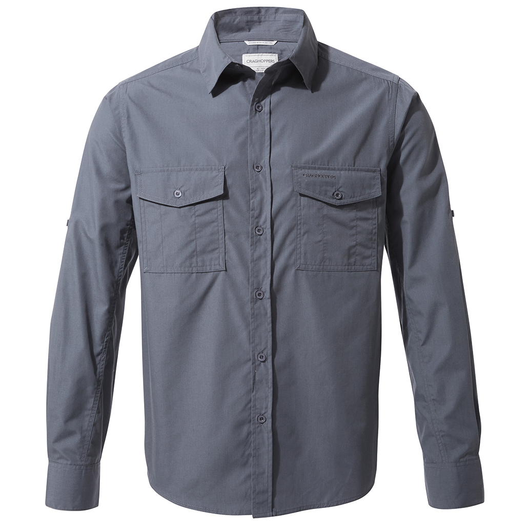 Koszula męska Craghoppers Kiwi Long Sleeved Shirt Rozmiar: XL / Kolor: niebieski