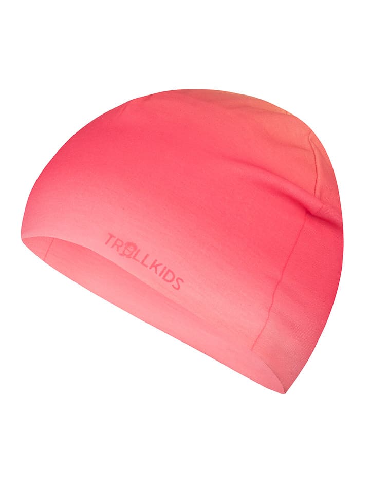 Trollkids Czapka beanie w kolorze różowo-jasnoróżowym