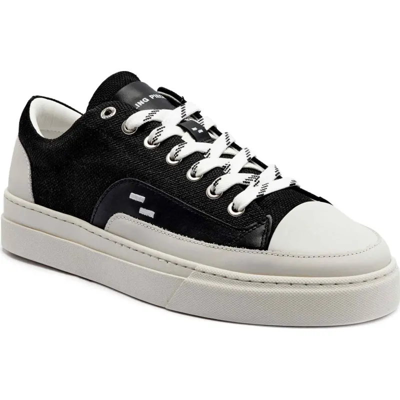 Filling Pieces Trampki Riviera z dodatkiem skóry