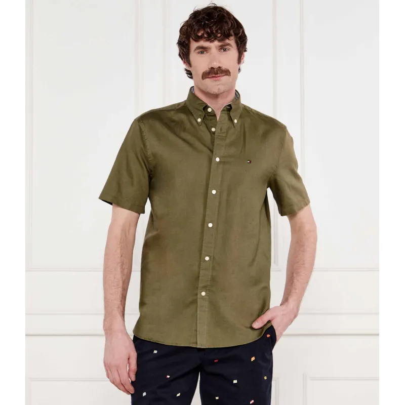 Tommy Hilfiger Koszula | Regular Fit | z dodatkiem lnu