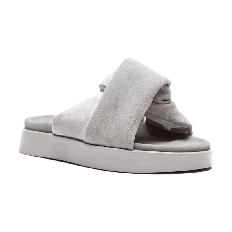 INUIKII Skórzane klapki SOFT CROSSED SUEDE