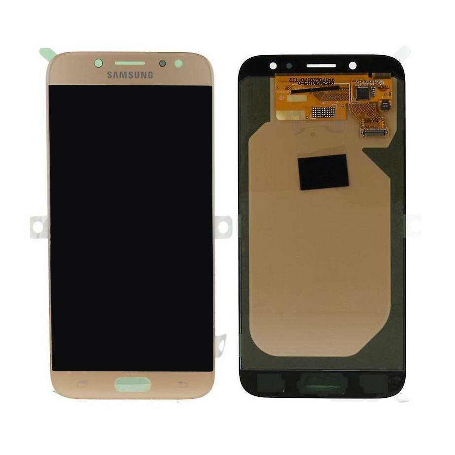 Samsung Szkło i ekran LCD do Samsunga Galaxy J7 (2017) / SM-J730, Oryginał (OEM), Złoty
