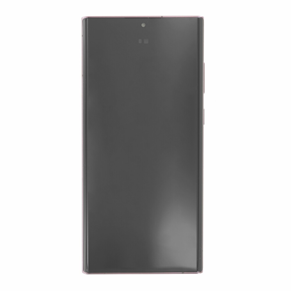 Samsung Szkło i ekran LCD do Samsunga Galaxy S22 Ultra / SM-G908, oryginalny, fioletowe