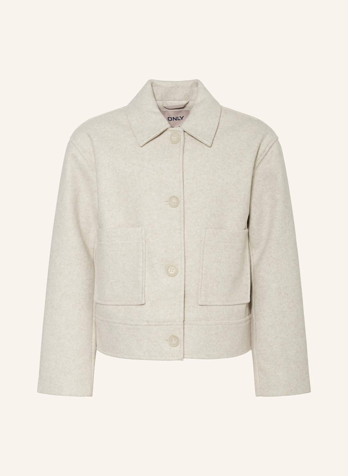 Only Żakiet Pudełkowy weiss