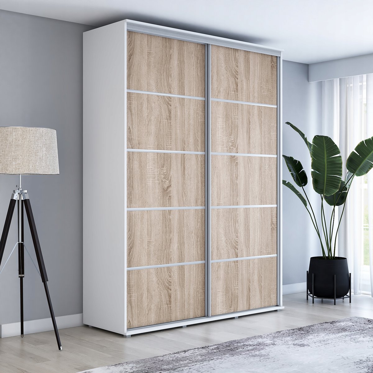 Szafa MAJA PLUS przesuwna 200x242 wysoka