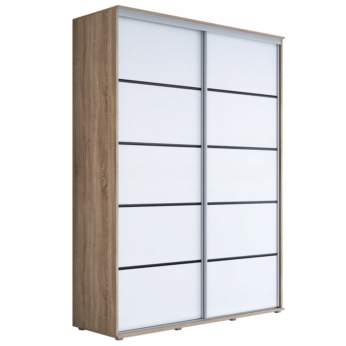 Szafa przesuwna MAJA PLUS 140 x 242 x 61 cm dwudrzwiowa KP-Meble