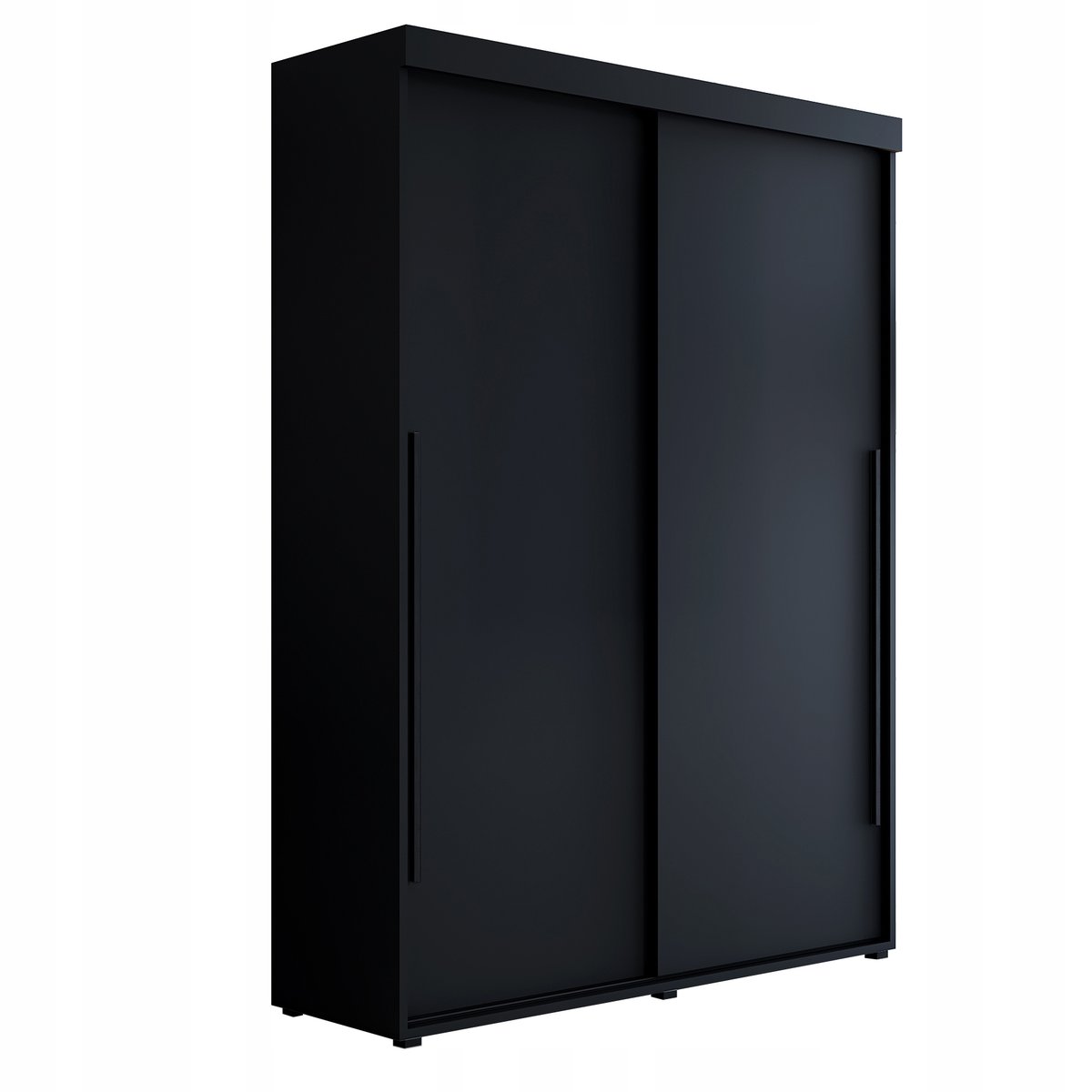 Szafa przesuwna ROKO SLIM 130x202x45,5 cm bez lustra, pojemna, szuflady