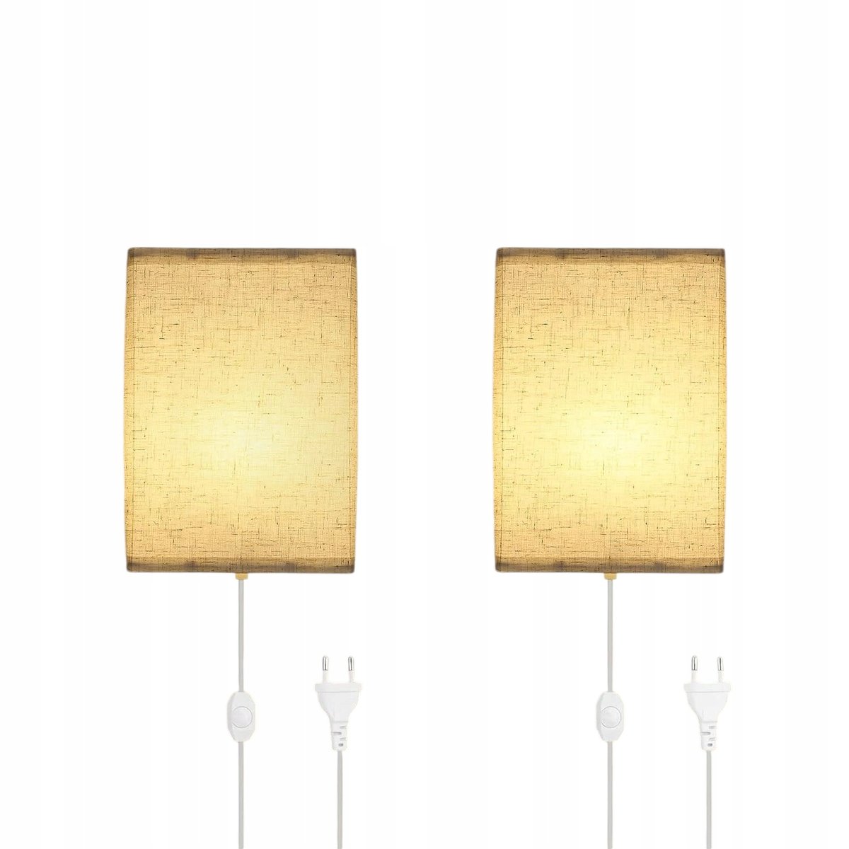 Kinkiet ogrodowy Lightess odcienie szarości,klosz tworzywo sztuczne 2 szt