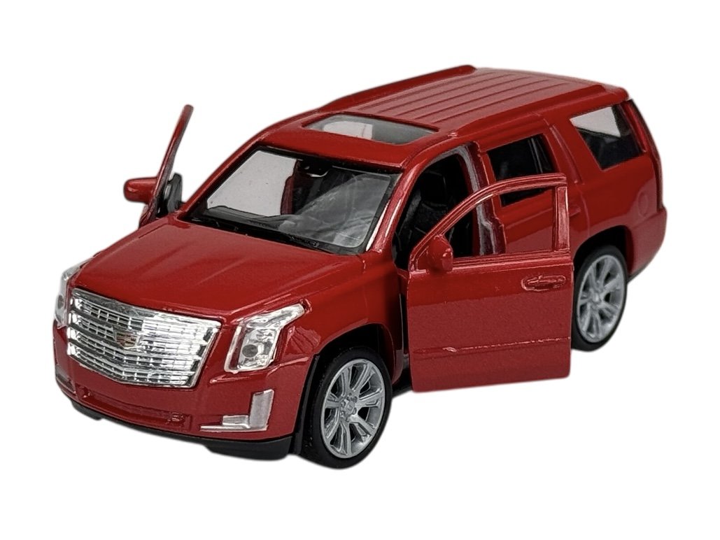 WELLY 2017 CADILLAC ESCALADE CZERWONY 1:34 Samochód Nowy Metalowy Model 43751