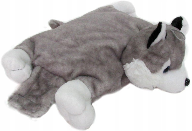Maskotka Poduszka Składana Piesek Husky - 27cm