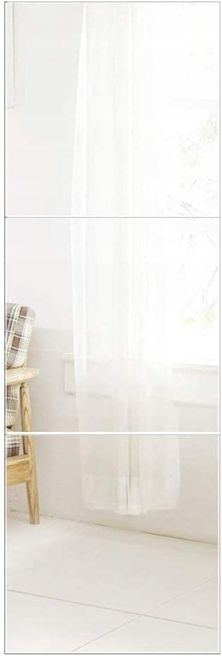 Lustro AUFHELLEN ścienne kwadrat 400 x 400 mm 3 sztuki z zestawie