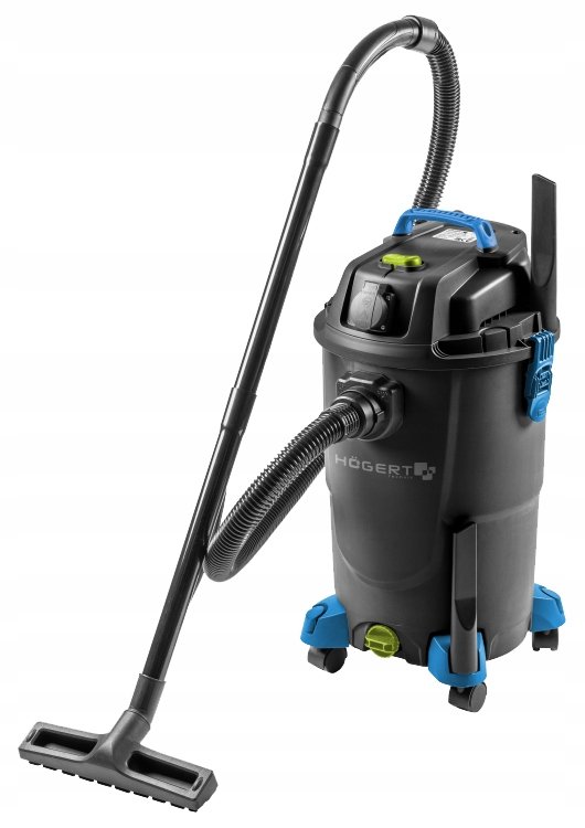 Odkurzacz warsztatowy do pracy na sucho i mokro, 30l, Hoegert Technik