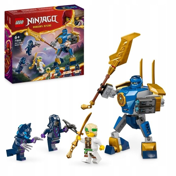 LEGO Ninjago - Zestaw Robot bitewny z mechem Jaya Arina ZESTAW LEGO PREZENT DLA CHŁOPCA DZIECI