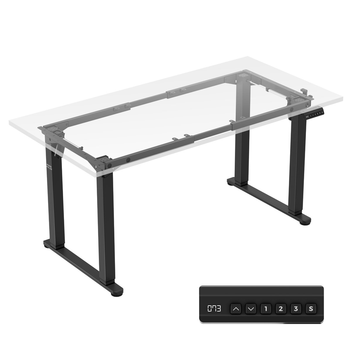 Metalowy stelaż elektryczny Mark Adler Xeno 5.0 dwa silniki, regulacja wysokości, port USB-C