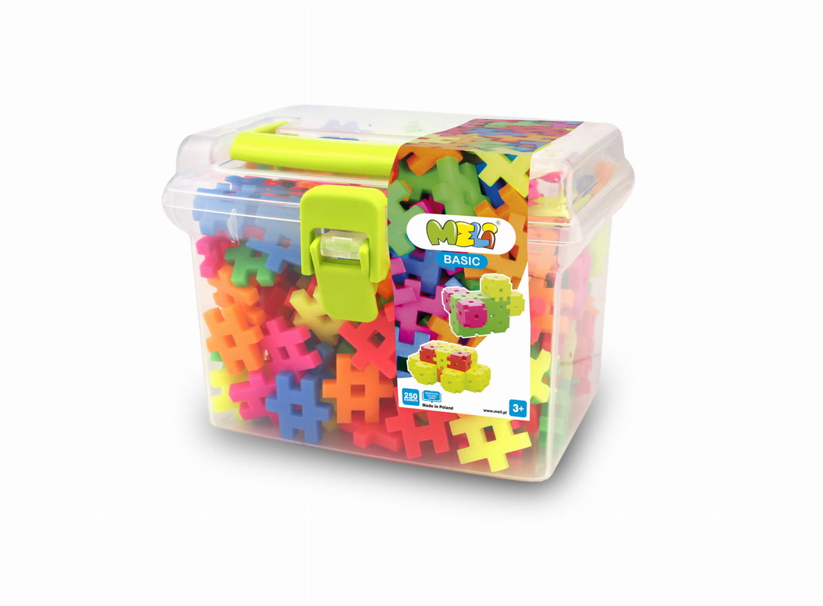 Klocki Meli Basic NEON Travel Box 250