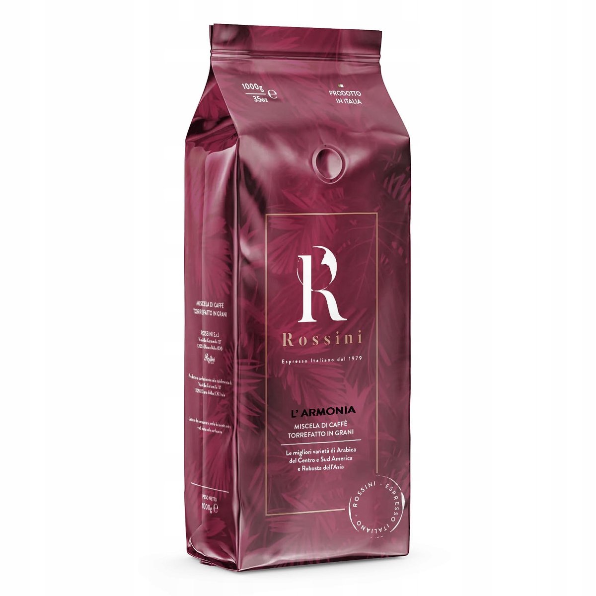 Kawa ziarnista Rossini Armonia kawa mieszana włoska kawa espresso 1kg