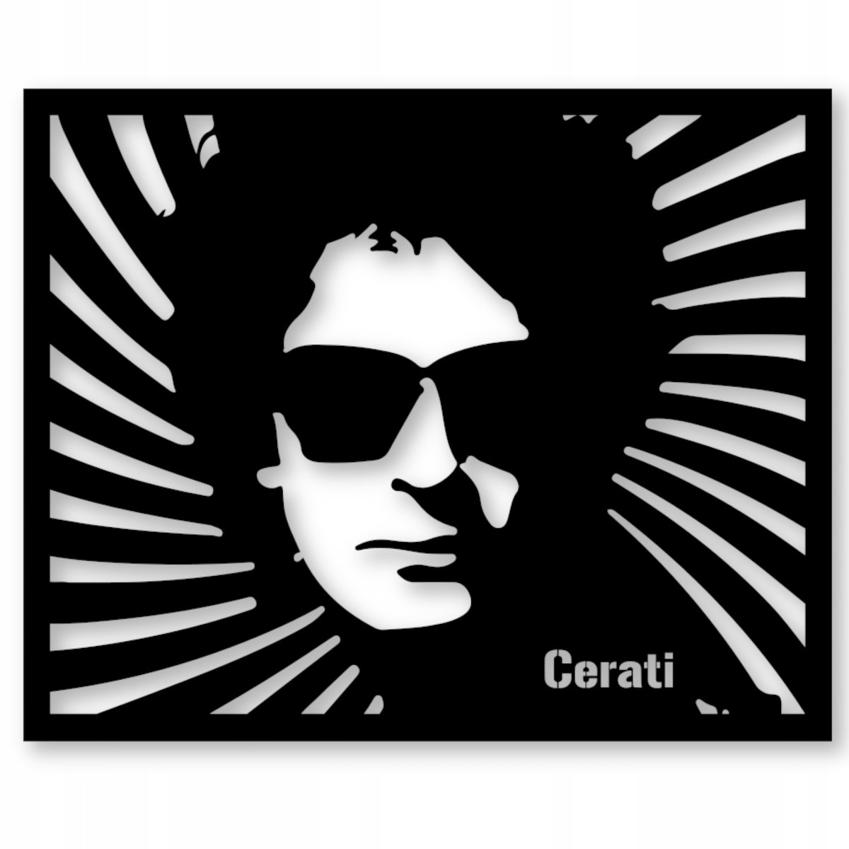 Cerati portret Obraz Ażurowy Loft Obraz 3D Dekoracja do salonu/ Kuchni