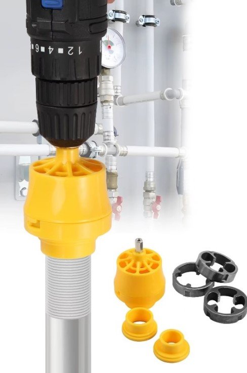 ZESTAW DO GWINTOWANIA RUR GWINTOWNICA DO WIERTARKI ELEKTRYCZNEJ WKRĘTARKI