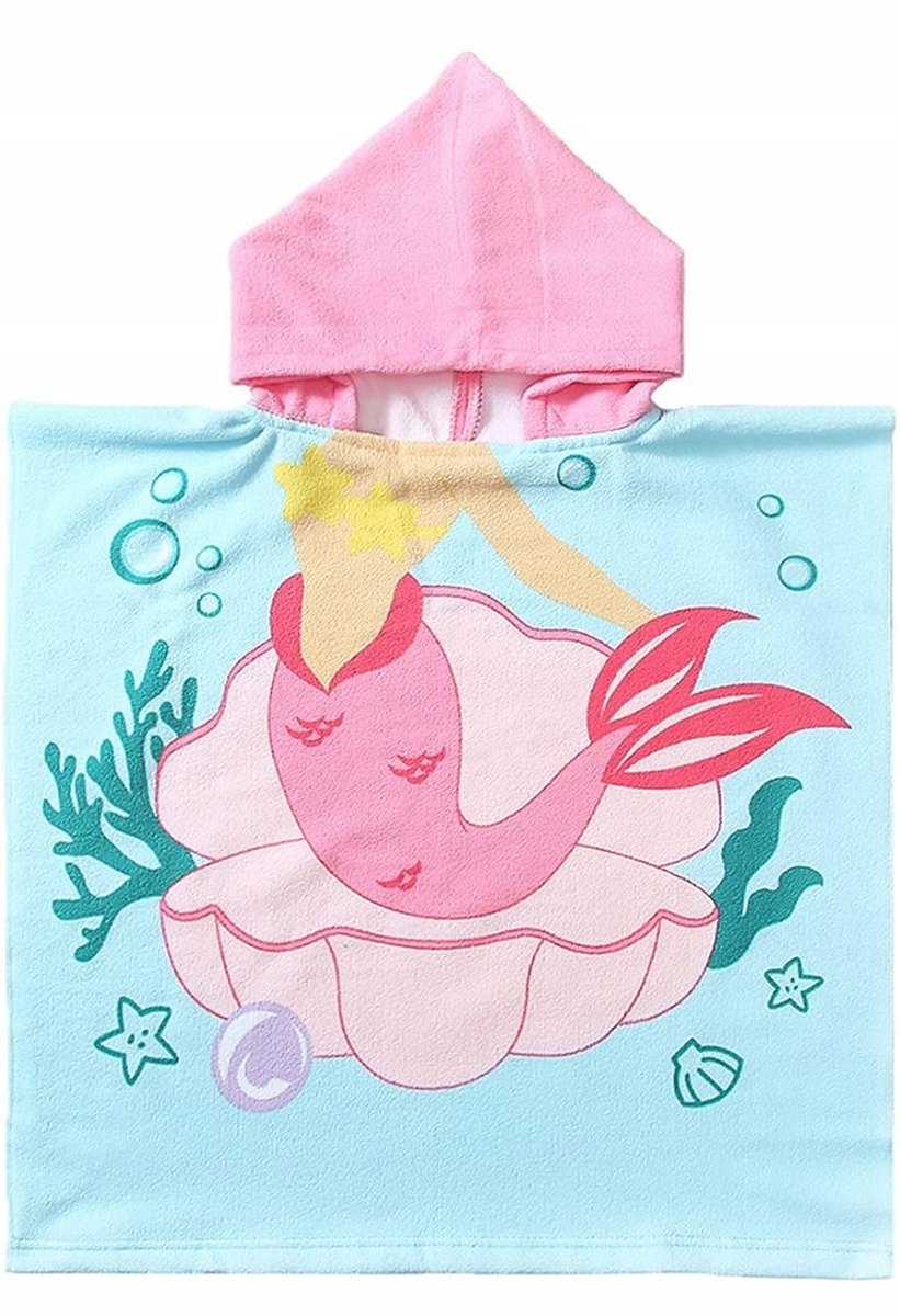 Ręcznik kąpielowy Różowa syrenka 100% mikrofibry NovForth 89 cm x 60 cm