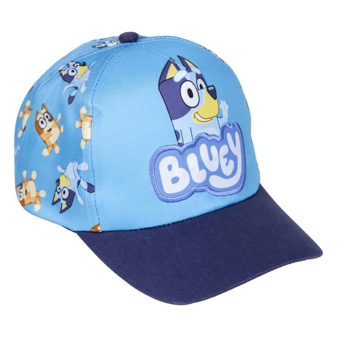 Czapka z daszkiem, dla chłopca, Bluey, Ludo Studio, poliester, rozmiar 53 cm