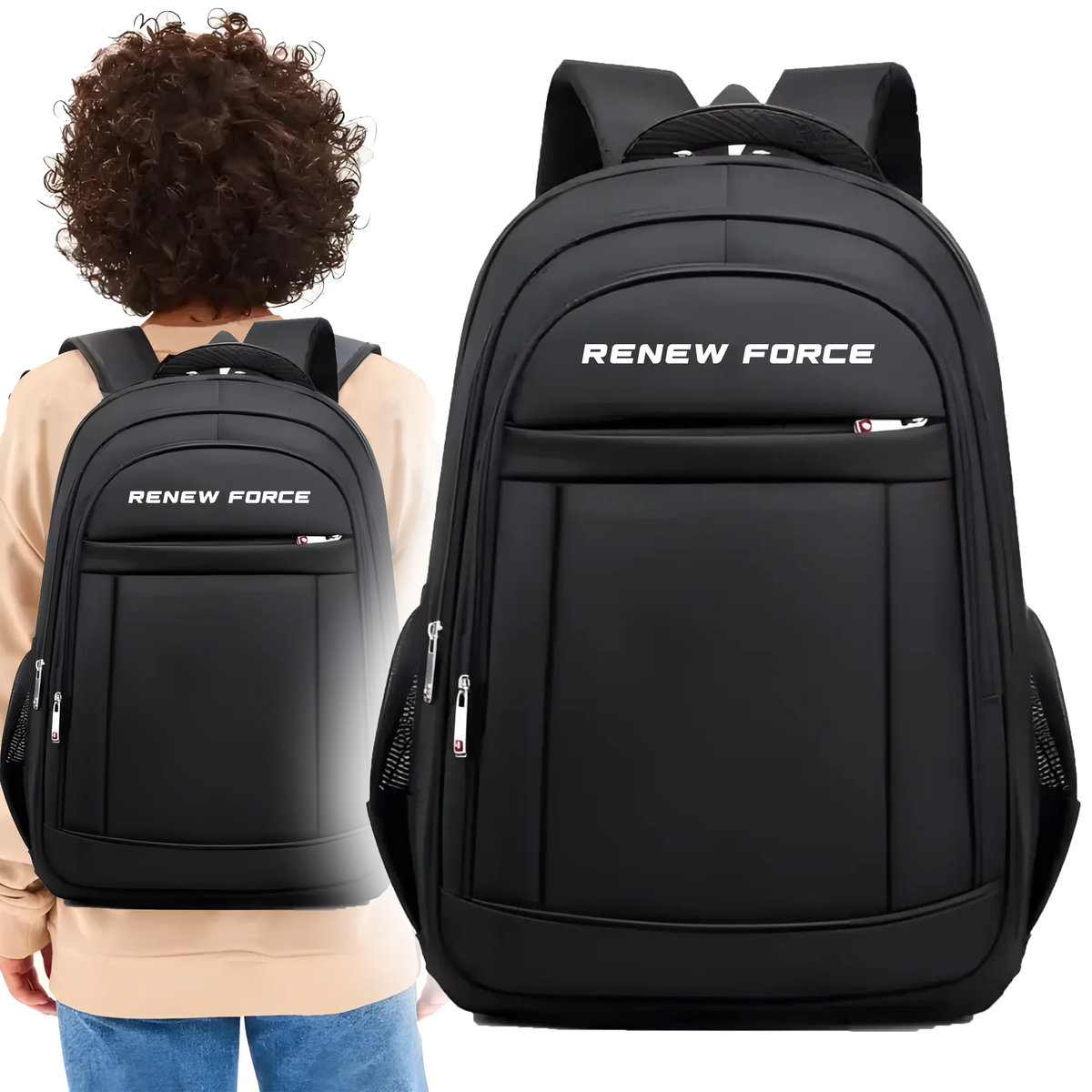 RENEW FORCE Miejski sportowy plecak na laptop 15,6 cali komora 51 x 30 x 24 Uniwersalny LP-KR1