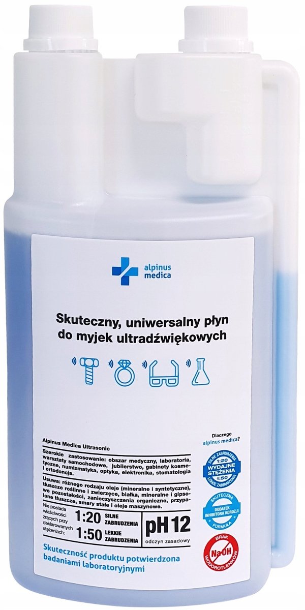 Alpinus Medica Ultrasonic 1L koncentrat do myjek