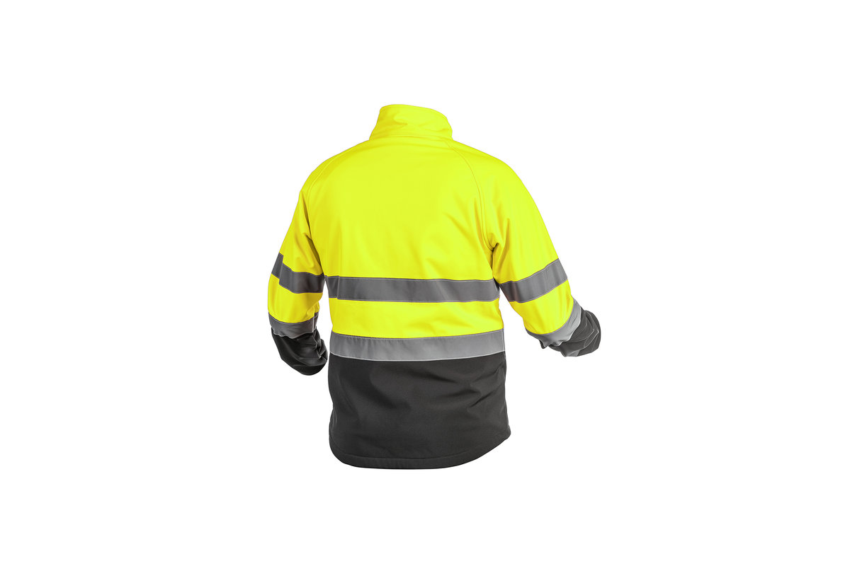 EXTER kurtka ostrzegawcza softshell żółta S (48) Hoegert Technik