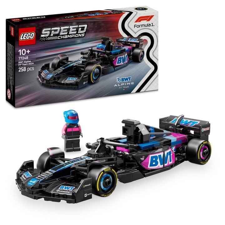 LEGO SPEED - Samochód auto bolid formuła 1 Alpine BWT F1 LEGO PREZENT DLA CHŁOPCA