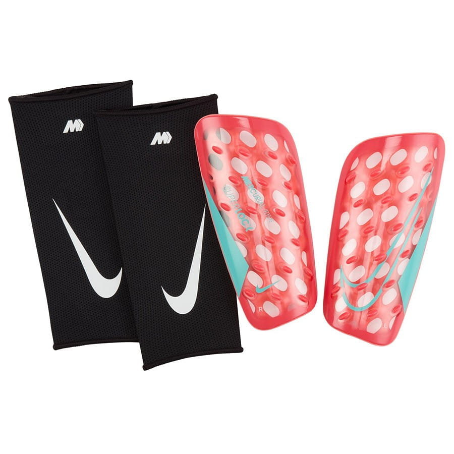 Nagolenniki Nike Mercurial Fly Lite Super Lock DN3608-850 - CZERWONY, M