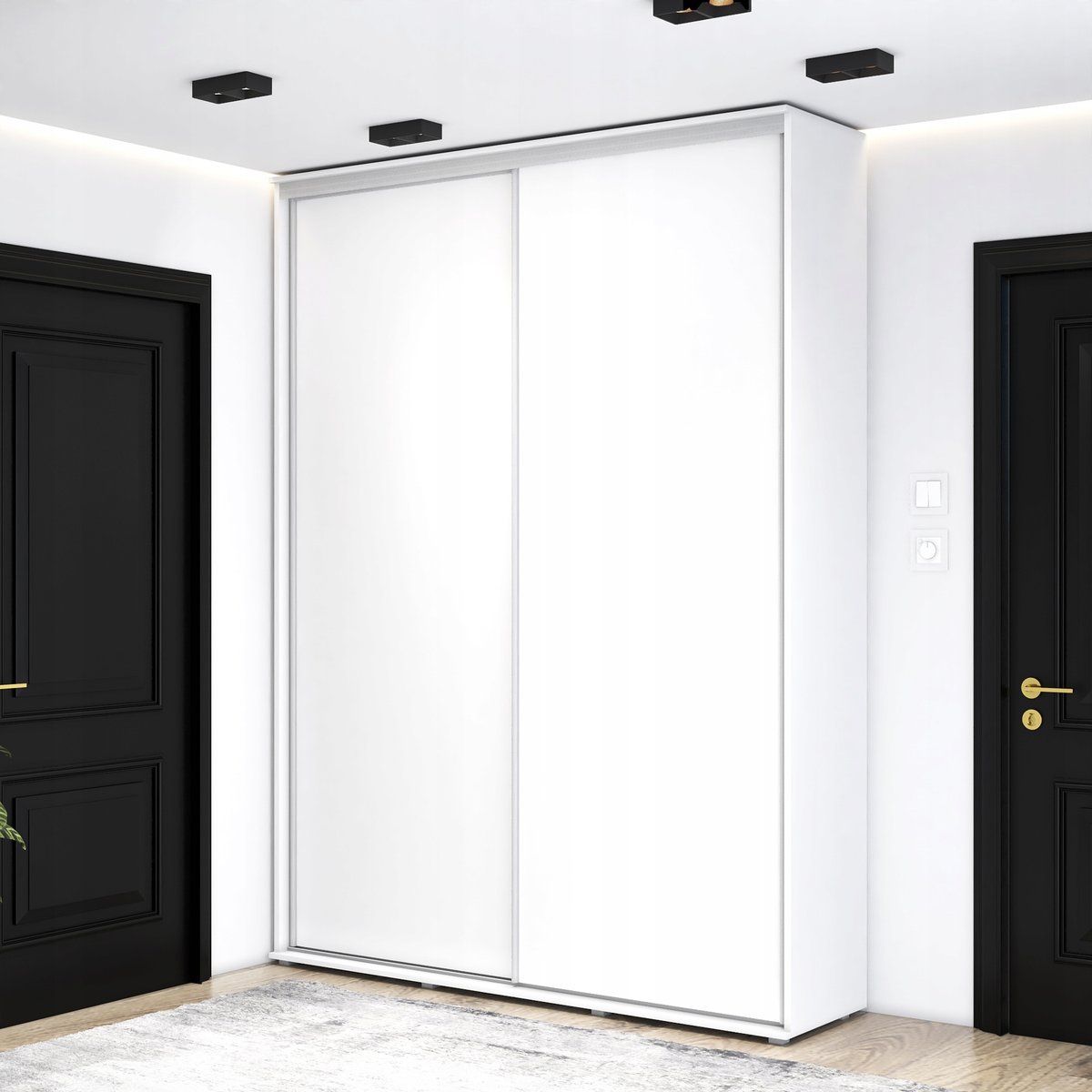 Szafa przesuwna LORIS 180X242X45 wysoka, różne kolory