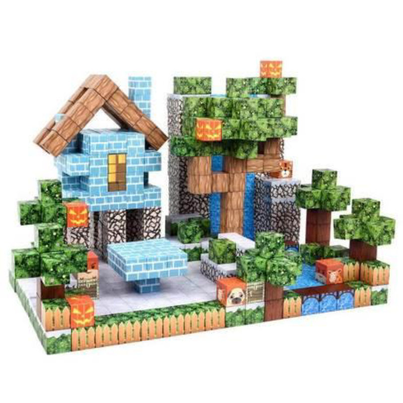 Klocki Magnetyczne Sześciany 350 szt.