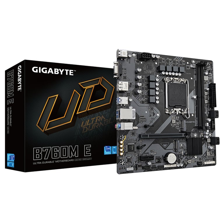 GIGABYTE B760M E płyta główna Intel B760 LGA 1700 micro ATX B760M E