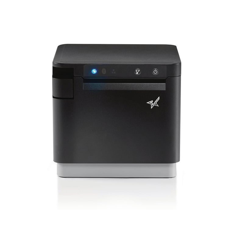 Star Micronics mC-Print3, Thermal, 3in, Cutter, Ethernet (LAN), USB, CloudPRNT, Black, EU & UK, PS60C Power Supply included Przewodowy i Bezprzewodowy bezpośrednio termiczny Drukarka POS